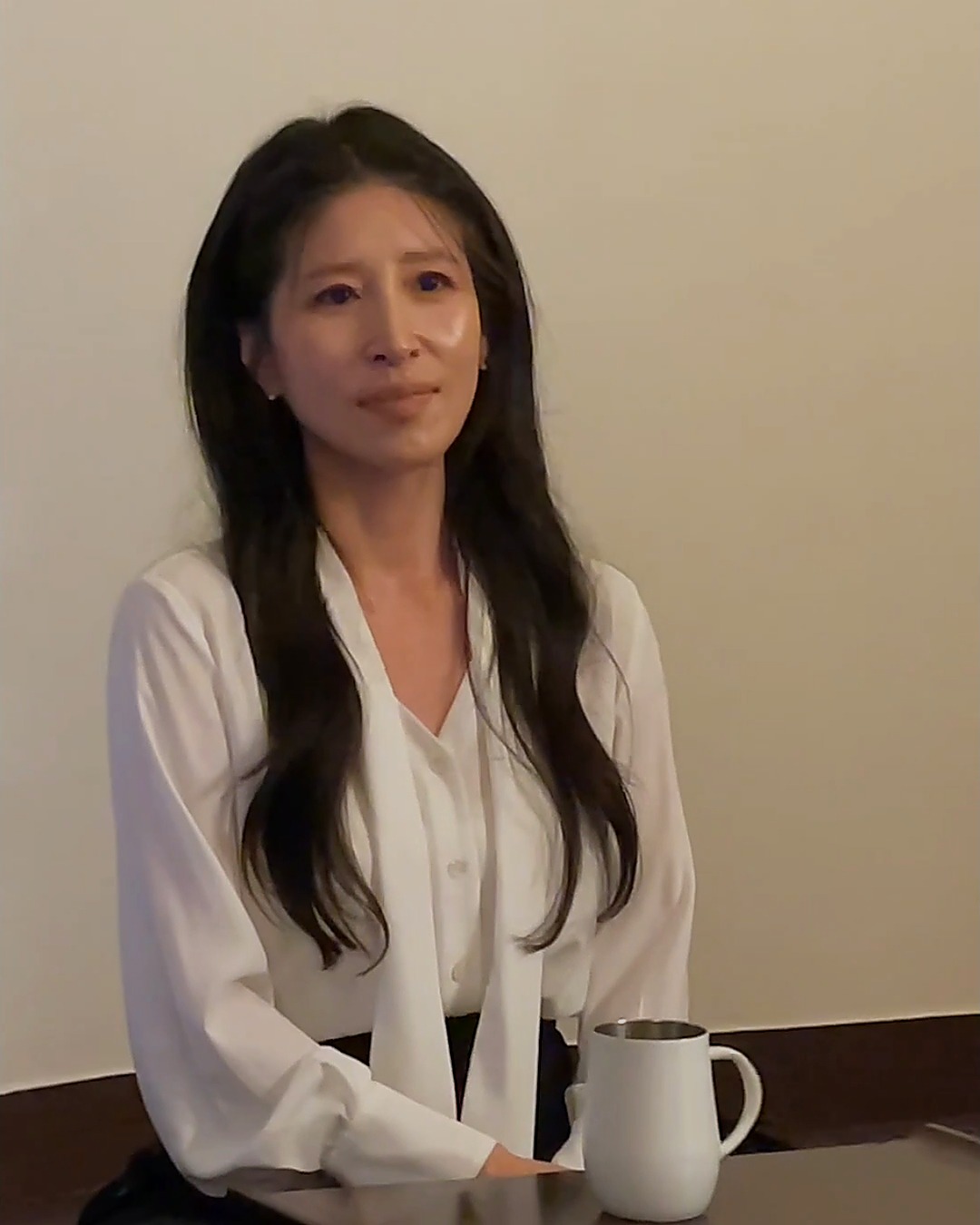 수련 공간에서 이야기하는 지도자